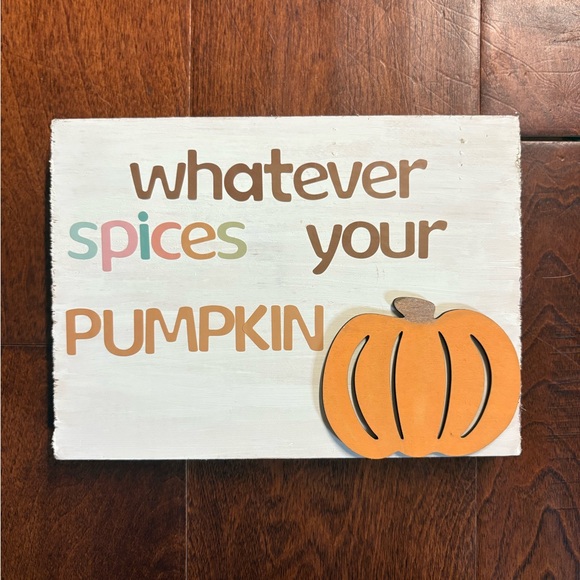 CraftyShenanigans Other - Decorative Pumpkin Sign